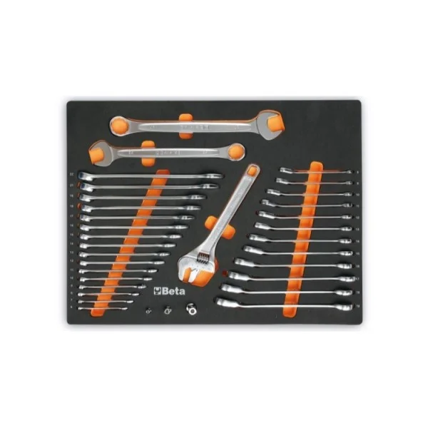 Beta mm26 termoformato morbido con chiavi combinate 34 pz. 024580026 - dettaglio 1