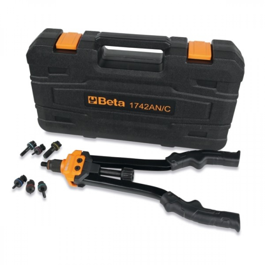 Beta 1742an/c rivettatrice di potenza per inserti filettati con accessori 80 pz. 017420106 - dettaglio 3