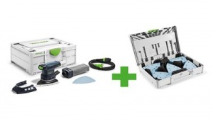 Festool dts 400 req gr-sys p levigatrice a delta 250 w con set di abrasivi 578208 - dettaglio 1