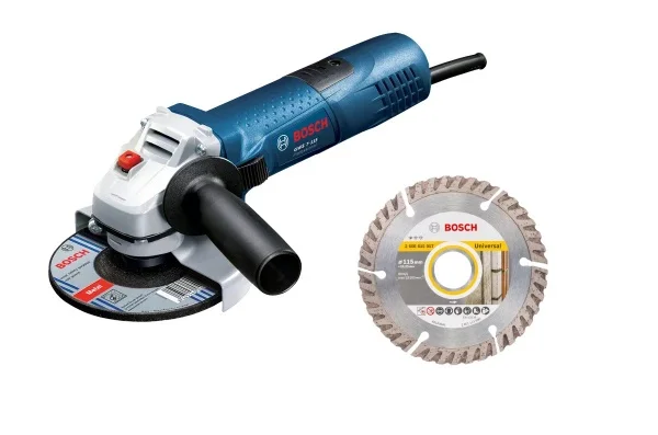 Bosch GWS 7-115 Smerigliatrice angolare 720 W con disco diamantato 115 mm