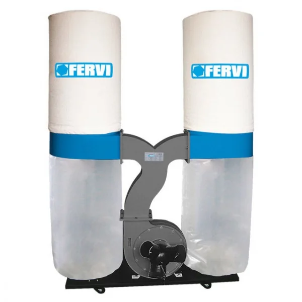 Fervi 0496 aspiratore per trucioli carrellato 2200 w - dettaglio 1