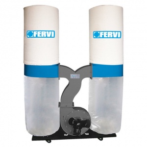 Fervi 0496 aspiratore per trucioli carrellato 2200 w - dettaglio 1