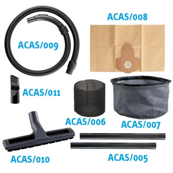Fervi a025/30 aspirapolvere per solidi e liquidi 30 l - dettaglio 3