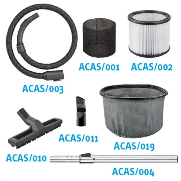 Fervi a040/30a aspirapolvere industriale per solidi e liquidi 30 l - dettaglio 3