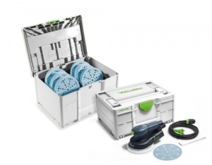 Festool ets ec 150/3 eq-sys gr levigatrice orbitale 400 w con valigetta di abrasivi 578265 - dettaglio 1