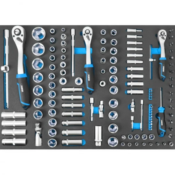 Fervi c960c3c cassettiera mobile 7 cassetti con assortimento 235 pz. - dettaglio 2