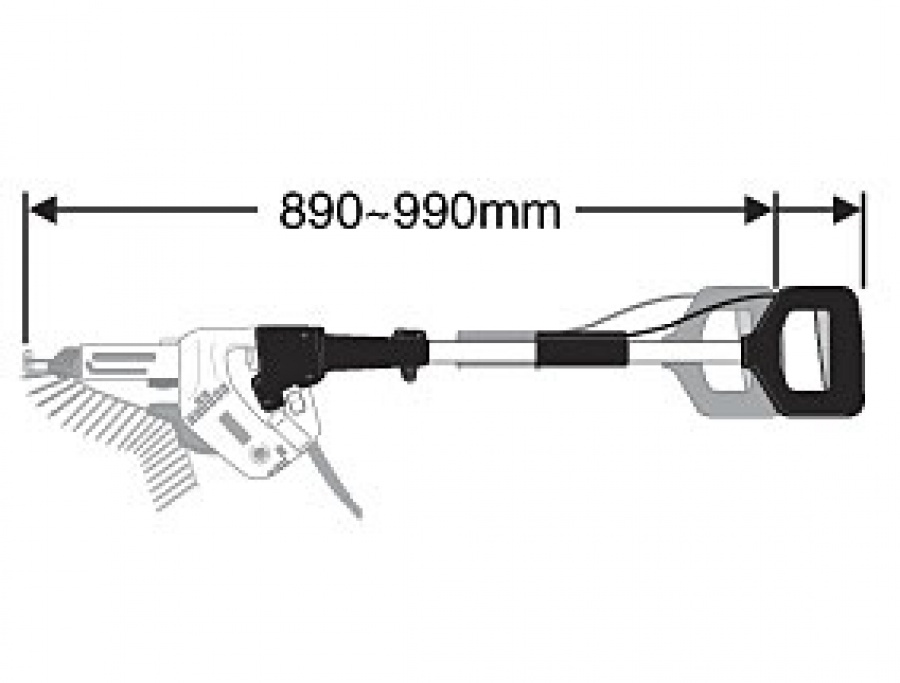 Prolunga estensibile per avvitatori cartongesso Makita art. 192501-3 mm. 890-990 - 192501-3