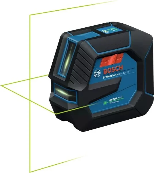 Bosch gll 20-22 g livella laser professionale a linee verdi 0601065600 - dettaglio 2