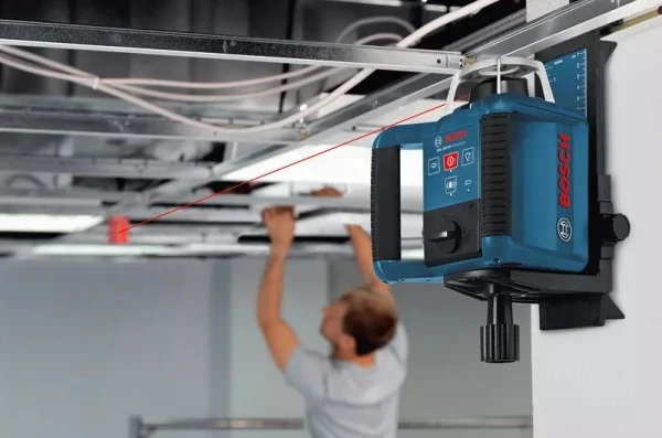 Bosch GRL 300 HV + LR 45 Livella laser rotante con batterie ricaricabili Varta - 0601061506