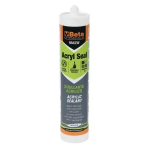 Beta 9842w c310 (1) sigillante acrilico verniciabile bianco 310 ml 098420031 - dettaglio 1
