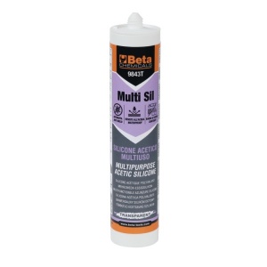 Beta 9843t c280 (1) silicone acetico antimuffa trasparente 280 ml 098430028 - dettaglio 1