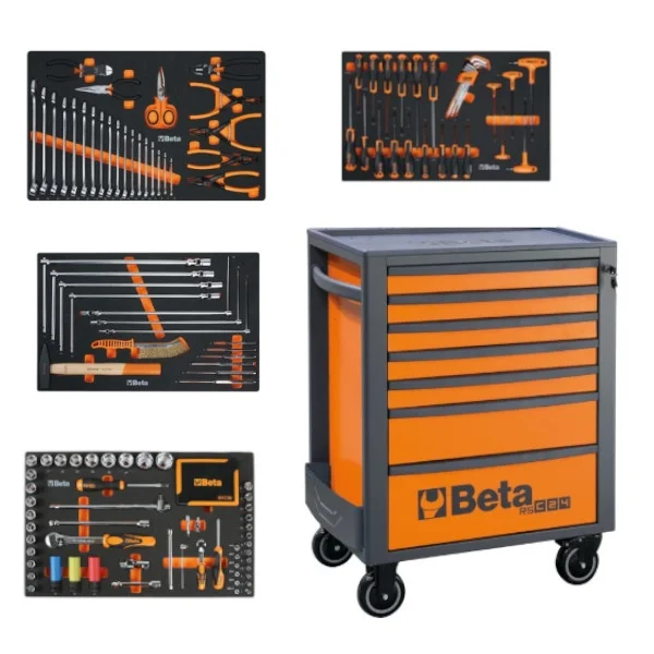 Beta 2400 RSC24/7-VAS Cassettiera mobile con assortimento di utensili 223 Pz.