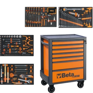 Beta 2400 rsc24/7-vis cassettiera mobile con assortimento di utensili 224 pz. 024004037 - dettaglio 1