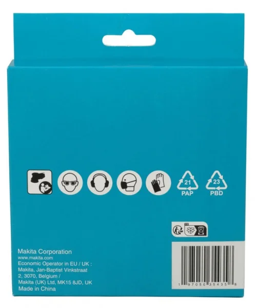 Makita  abrasivo con supporto a rete 125 mm 10 pz. - dettaglio 4