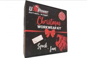 U-power st302db christmas box blue giacca spock e jeans jam con guanti omaggio st302db - dettaglio 1