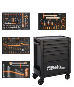 Beta bw 2400rsc24/6n-249ut cassettiera nera con assortimento 249 pz. 024006239 - dettaglio 1
