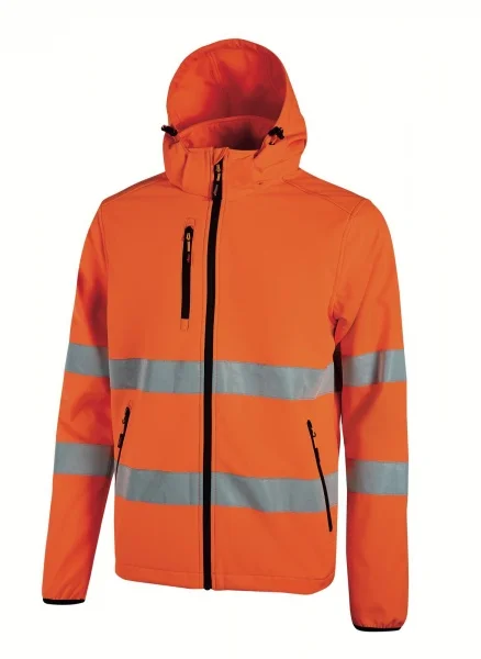 U-Power Cursa Giacca Softshell alta visibilità Ferramenta