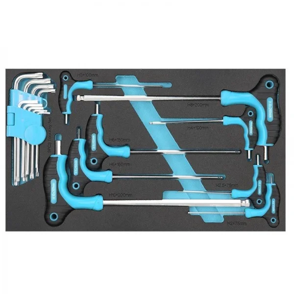 Fervi a008g/kit arredo officina modulare con utensili 290 pz. - dettaglio 7