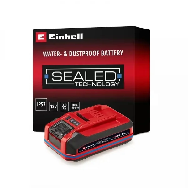 Einhell sealed pxc plus a1 batteria 18 v protezione ip57 da 3,0 ah 4511618 - dettaglio 1