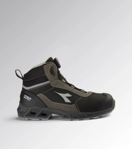 Diadora Utility Shark Stable Impact Leather Quick Mid Scarpe antinfortunistiche alte S3S FO SR SC ESD - 701.180611