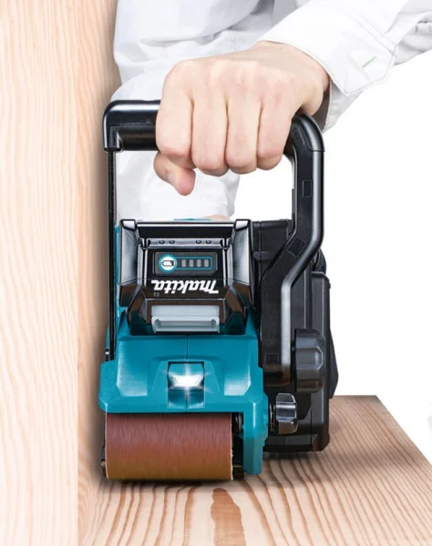 Makita bs001gm201 levigatrice a nastro 76x533 mm brushless a batteria 40 v - dettaglio 7