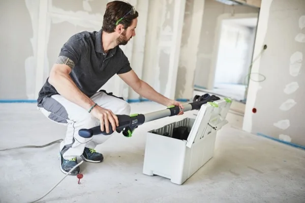 Festool LHS 2 225 EQI/CTL 36-Set Levigatrice a stelo con LED ed aspiratore Planex - 578424