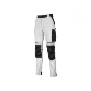 U-power atom white pantalone da lavoro pe145wh - dettaglio 1