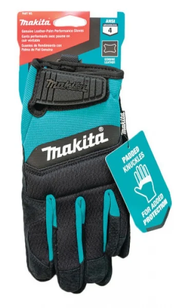 Makita  guanti da lavoro alte prestazioni con palmo in pelle p-84595 - dettaglio 2