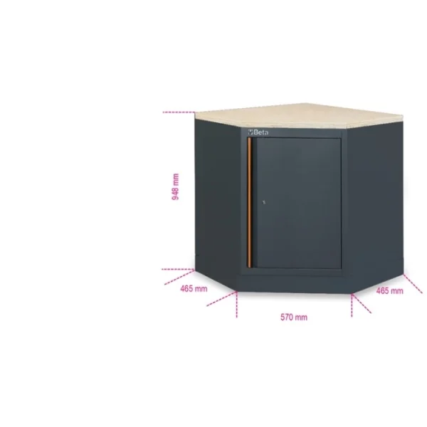 Beta c45pro 2.0 cai/w modulo angolare inferiore per arredo officina 045002402 - dettaglio 2