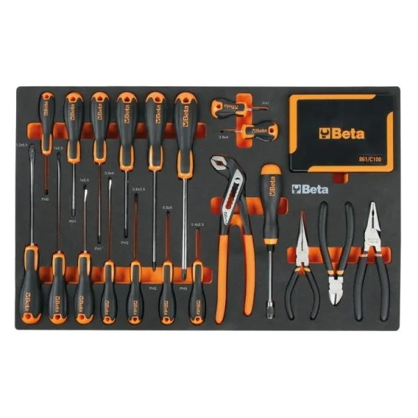 Beta rsc50 2.0 d/224ut composizione arredo officina con utensili 224 pz. 050001090 - dettaglio 6