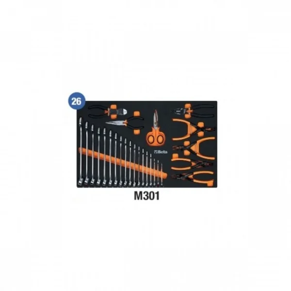 Beta rsc50 2.0 d/223ut composizione arredo officina con utensili 223 pz. 050001092 - dettaglio 2