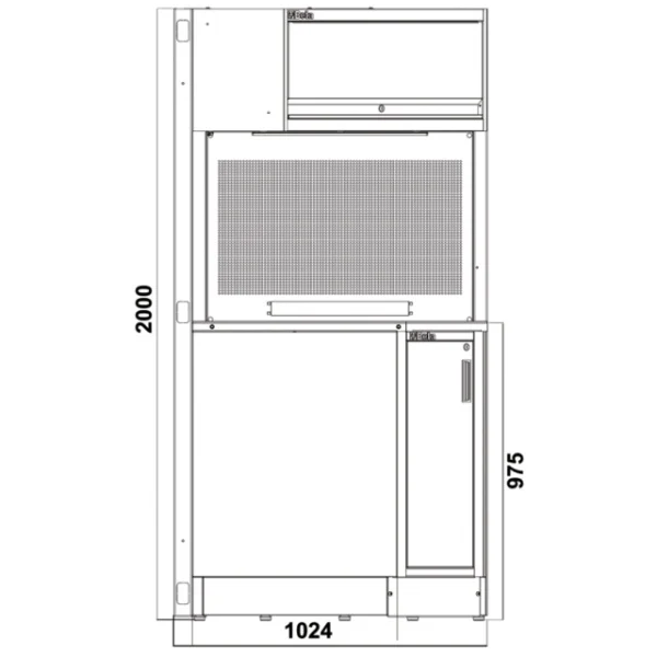 Beta rsc50 2.0 nac-x modulo angolare completo autoportante per arredo officina 050001328 - dettaglio 2
