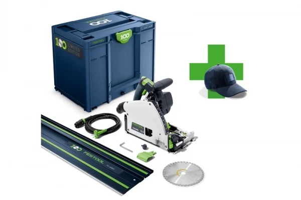 Festool ts 60 kebq-plus-fs 100y limited edition sega ad affondamento 1500 w con binario 578221 - dettaglio 1