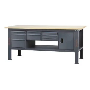 Beta c58bc-w2,1 8ca/a banco da lavoro con piano in legno 2,1 m cassetti e anta - dettaglio 1