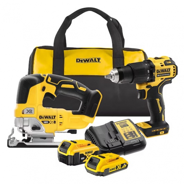 DeWalt DCK2073MDR-QW Kit avvitatore e seghetto alternativo a batteria 18 V - DCK2073MDR-QW