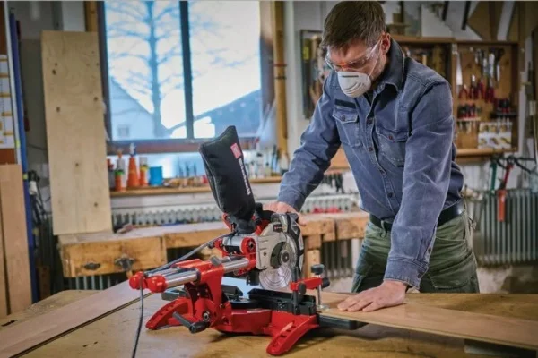 Einhell tc-sm 2131/1 dual troncatrice radiale 1800 w da 210 mm 4300390 - dettaglio 2