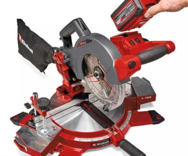 Einhell te-ms 18/210 li - solo troncatrice 18 v pxc da 210 mm senza batterie 4300890 - dettaglio 5