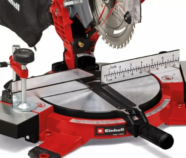 Einhell te-ms 18/210 li - solo troncatrice 18 v pxc da 210 mm senza batterie 4300890 - dettaglio 6