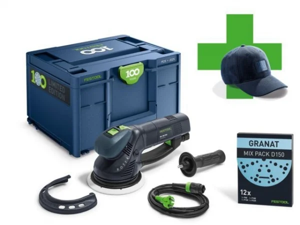 Festool ro 150 feq-plus 100y limited edition levigatrice orbitale rotativa 150 mm 578233 - dettaglio 1