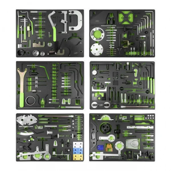 Jbm 53951 cassettiera verde 7 cassetti con attrezzi - dettaglio 2