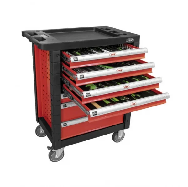 Jbm 54238 cassettiera 7 cassetti rossa per autocarri - dettaglio 3