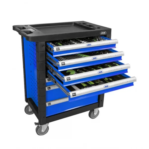 Jbm 54239 cassettiera 7 cassetti blu per autocarri - dettaglio 3