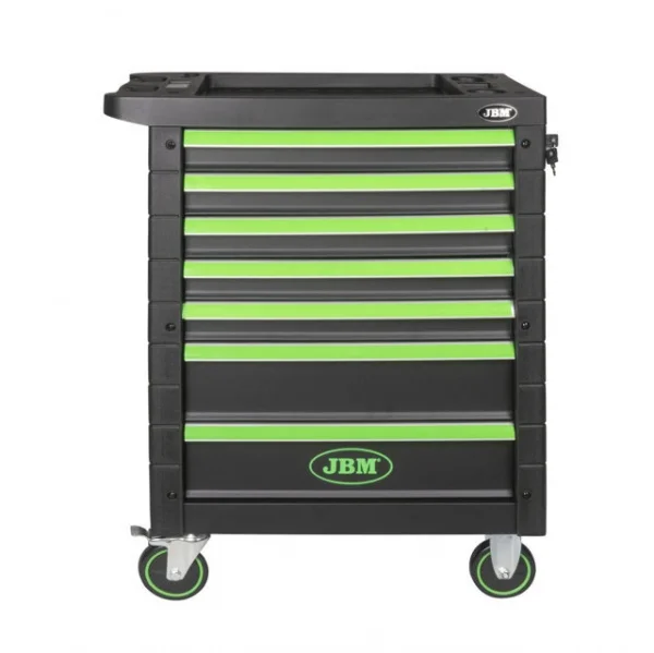 Jbm 54240 cassettiera 7 cassetti verde per autocarri - dettaglio 4