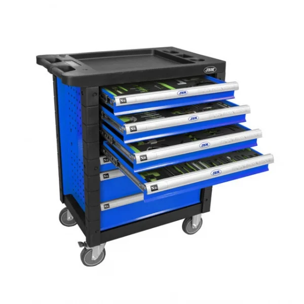 Jbm 54501 cassettiera blu 7 cassetti speciale kit di messa in fase - dettaglio 3