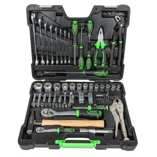 Jbm 51818 valigetta portautensili con assortimento 72 pz. - dettaglio 1