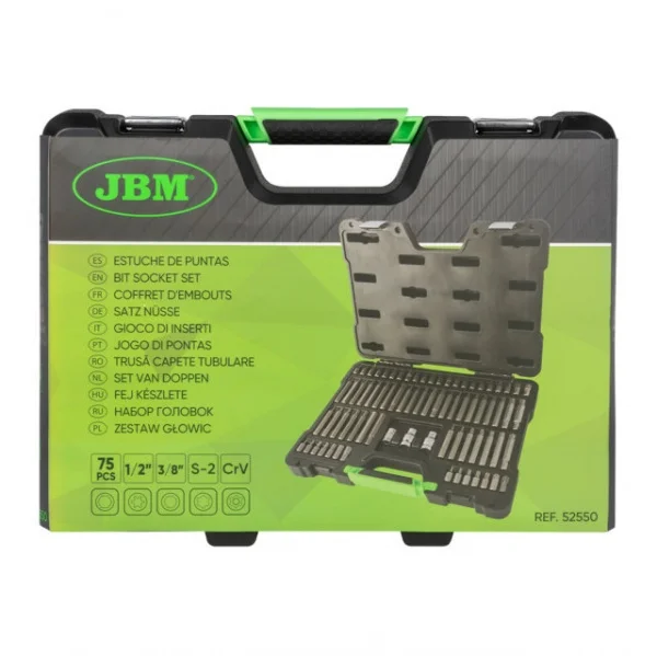 Jbm 52550 valigetta portautensili con assortimento 75 pz. - dettaglio 5