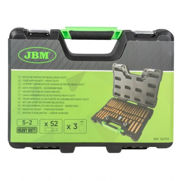 Jbm 52753 valigetta portautensili con assortimento 55 pz. - dettaglio 5