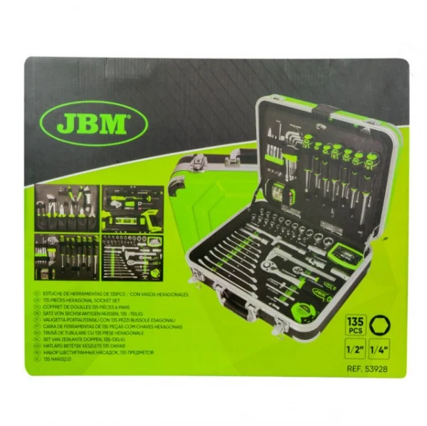 Jbm 53928 valigetta portautensili con assortimento 135 pz. - dettaglio 5