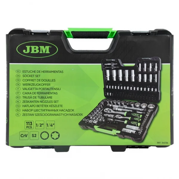 Jbm 54036 valigetta portautensili con assortimento 113 pz. - dettaglio 5