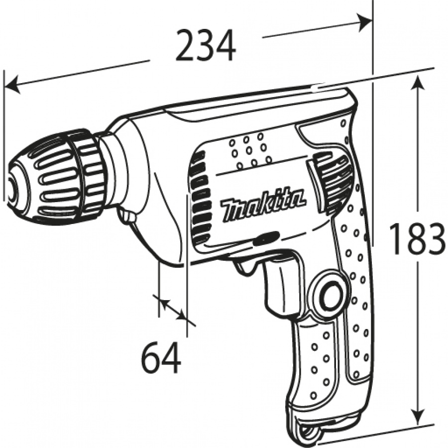 Trapano avvitatore Makita 6413